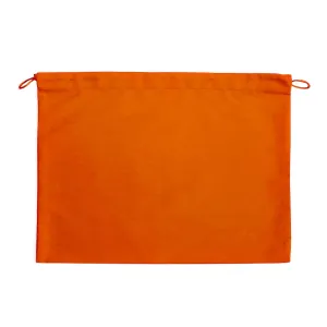 17x13" Orange Handmade in USA Cotton Polyester Colors Drawstring Dust Bag for Handbag, Sneakers, Clothes, Accessories, Travel, Storage, gift or packaging (Small 17x13", Orange)
