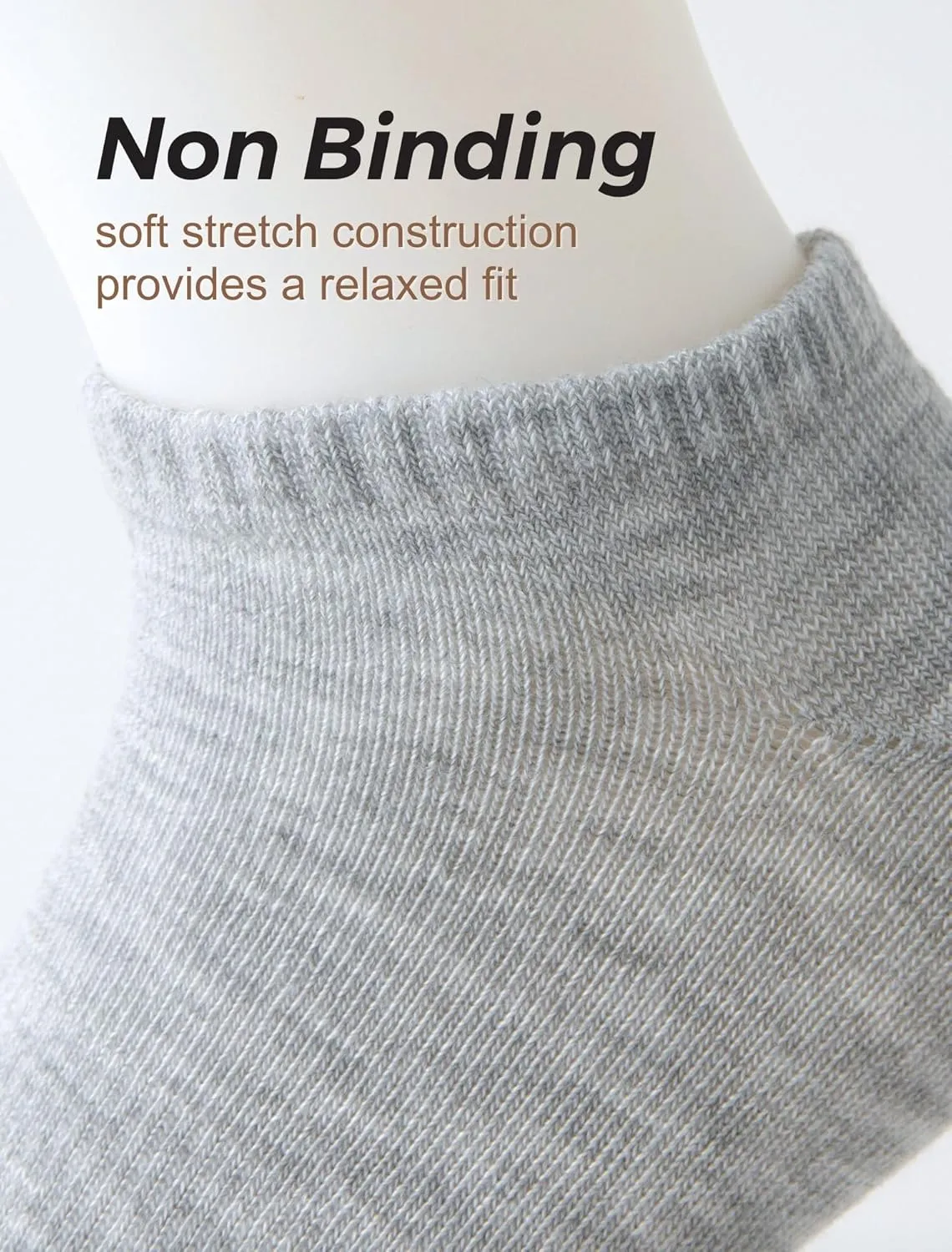 24 Pairs No-Show Socks with Arch Support Ankle Socks Lightweight & Breathable - Perfect for Daily Wear and Sports