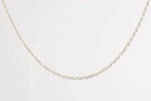 30" 925 Silver Rope Chain (5.16g.)