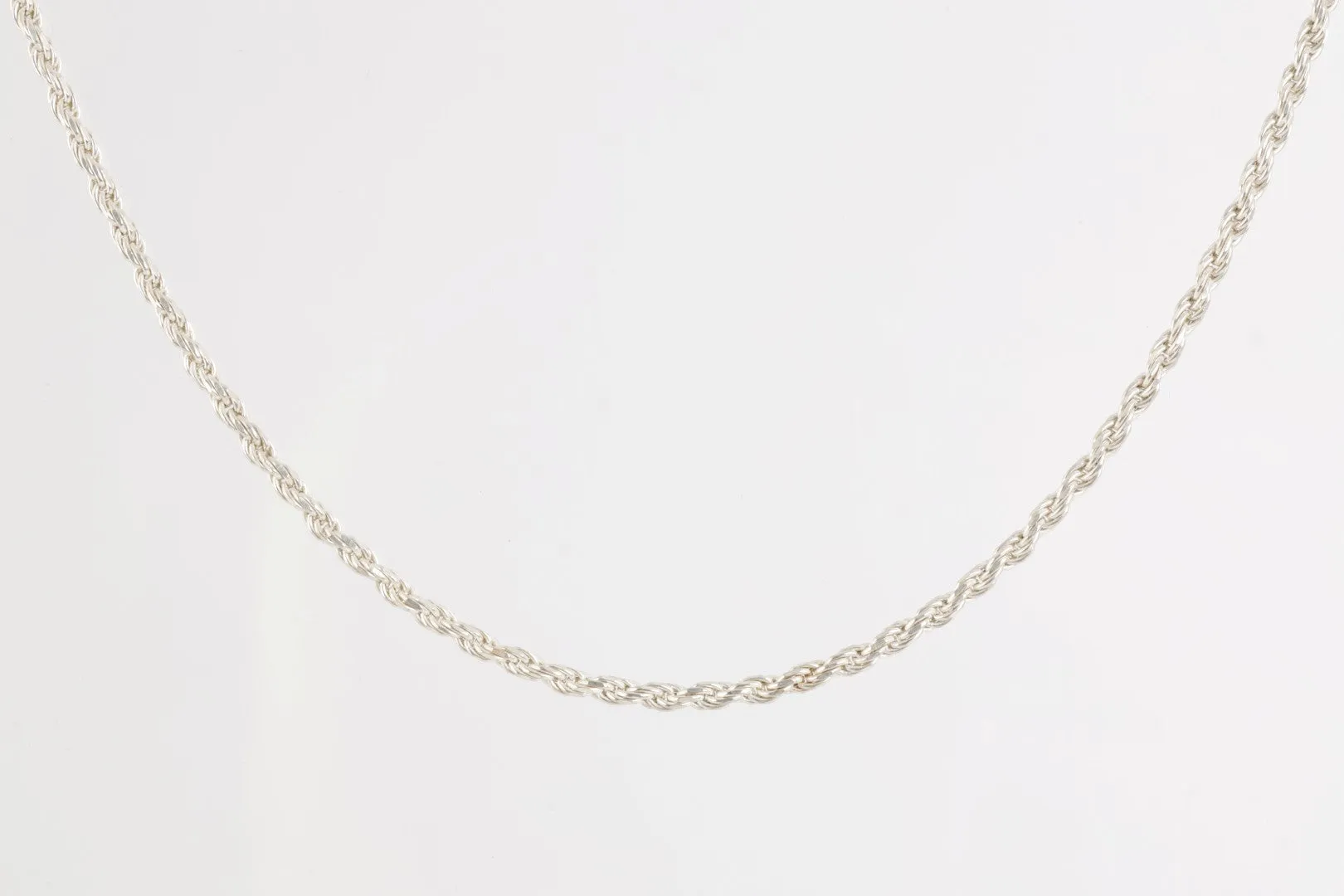 30" 925 Silver Rope Chain (5.16g.)