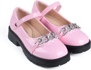 ADAMUMU Little Girls Princess Shoes Glittler Dress Shoes for Gilrs Toddler Girl Heels for Christmas Parties and Holiday Celebrations