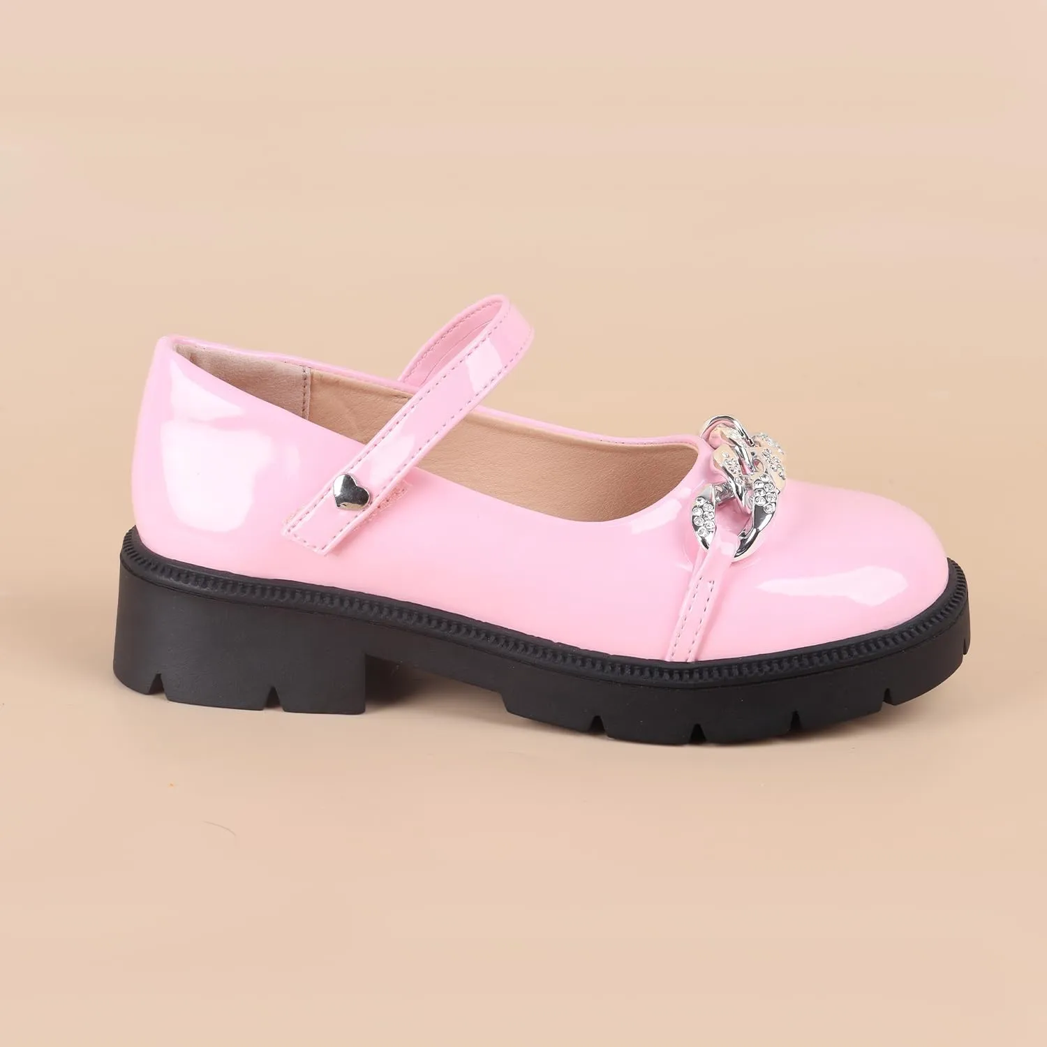 ADAMUMU Little Girls Princess Shoes Glittler Dress Shoes for Gilrs Toddler Girl Heels for Christmas Parties and Holiday Celebrations