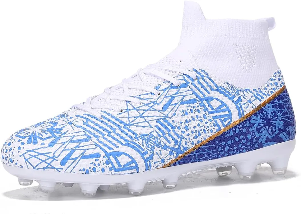 Adult Soccer Cleats Men Lightweight Football Boots Breathable Professional Sneaker Sport Athletic Ground Football Shoes