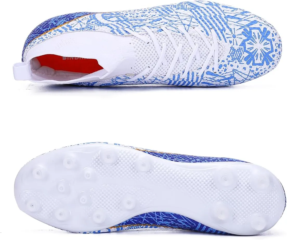 Adult Soccer Cleats Men Lightweight Football Boots Breathable Professional Sneaker Sport Athletic Ground Football Shoes