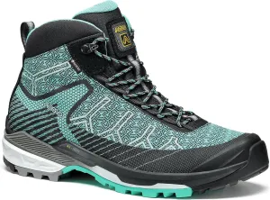 ASOLO Women's Falcon Jacquard Evo GV Boots Black/Hydro Green 6