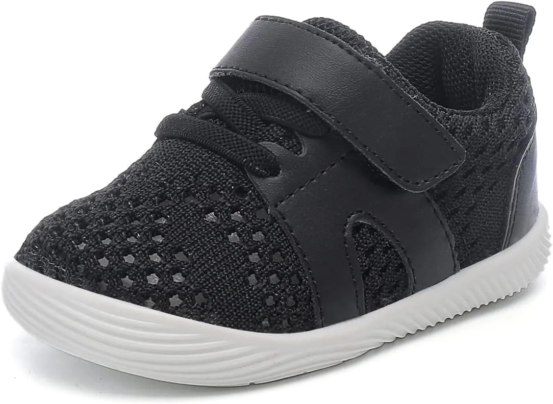 Baby Boys & Girls First Walking Shoes - Non-Slip, Breathable Infant Sneakers for 6-18 Months
