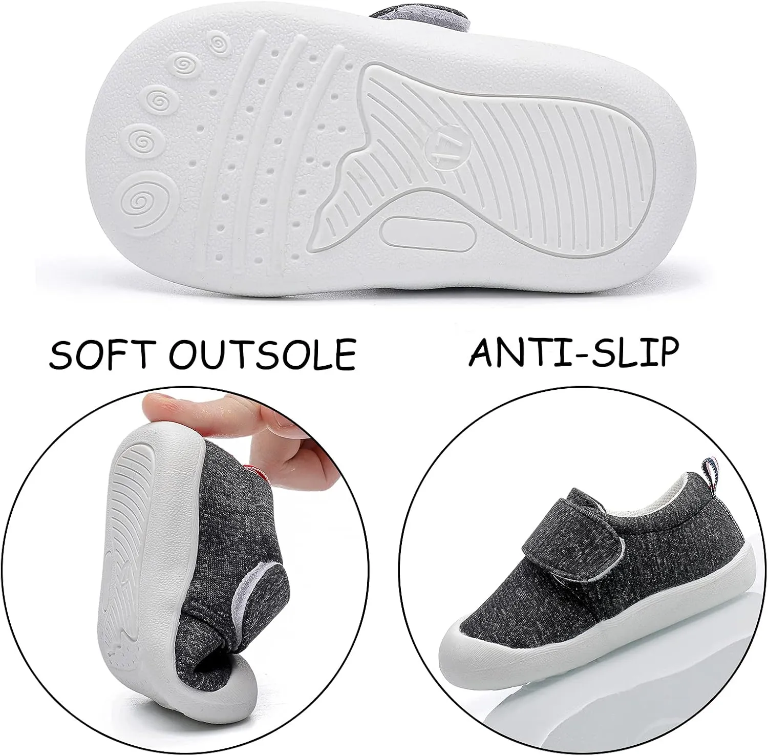 Baby Boys & Girls First Walking Shoes - Non-Slip, Breathable Infant Sneakers for 6-18 Months