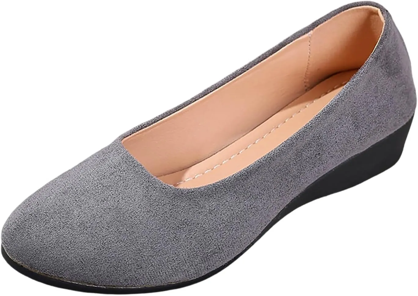 Ballerina Flats For Women With Arch Support Ballet Shoes Round Toe Slip On Dressy Casual Office Work Comfort Sandal