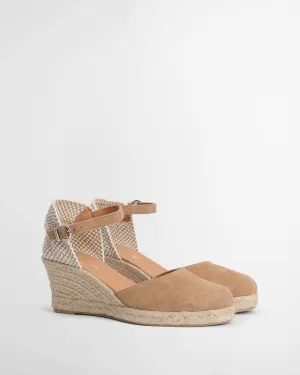 Barbour Elder Womens Suede Espadrilles