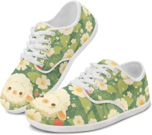 Barefoot Minimalist Shoes for Womens Fashion Walking Hiking Sneakers Wide Toe Lace Up Breathable Shoe for Athletic US Size 6-13.5 White Sole