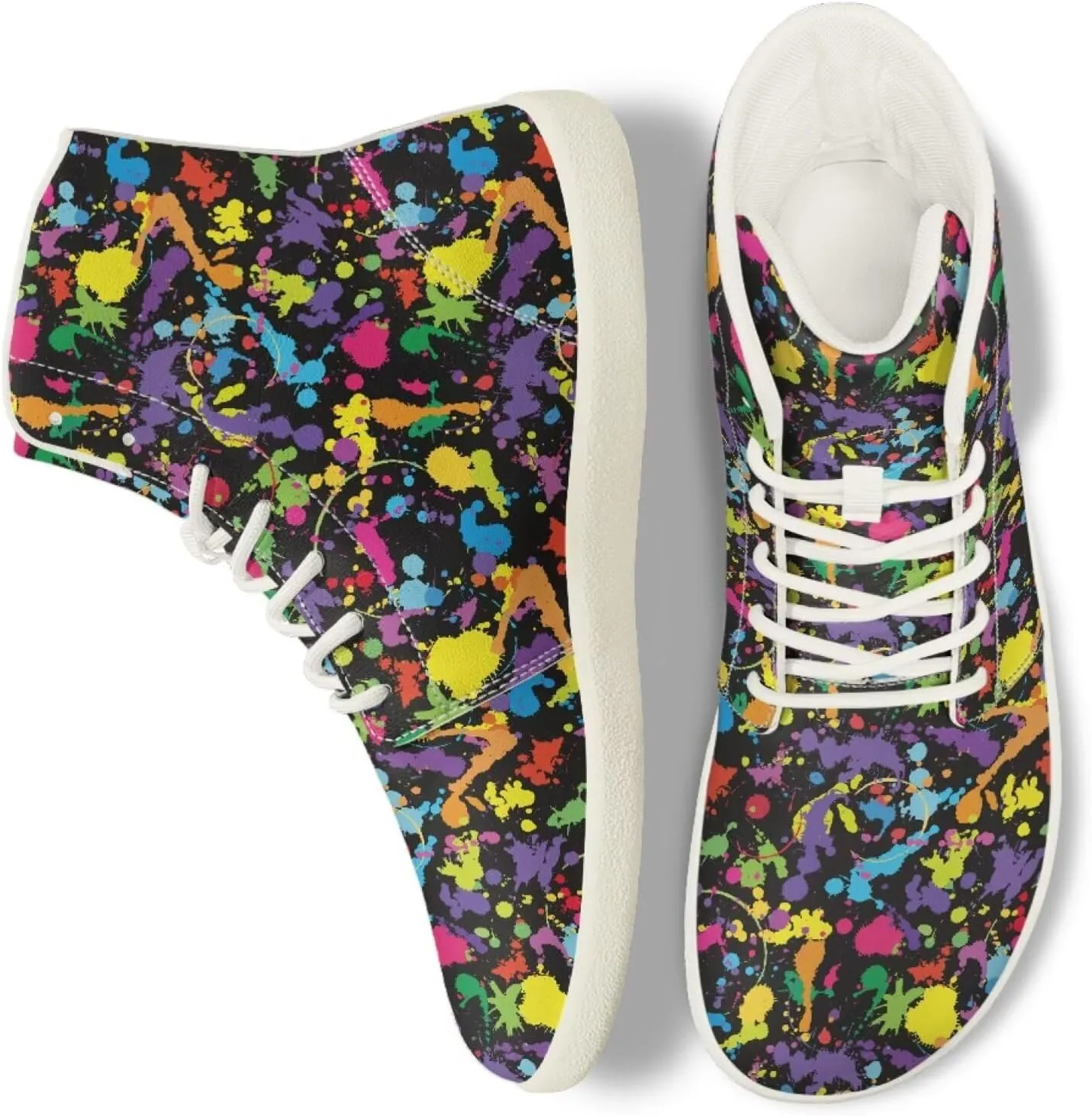 Barefoot Minimalist Shoes Mandala Style Women Wide Width Fashion Sneaker Non-Slip Sneakers Lightweight PU Leather