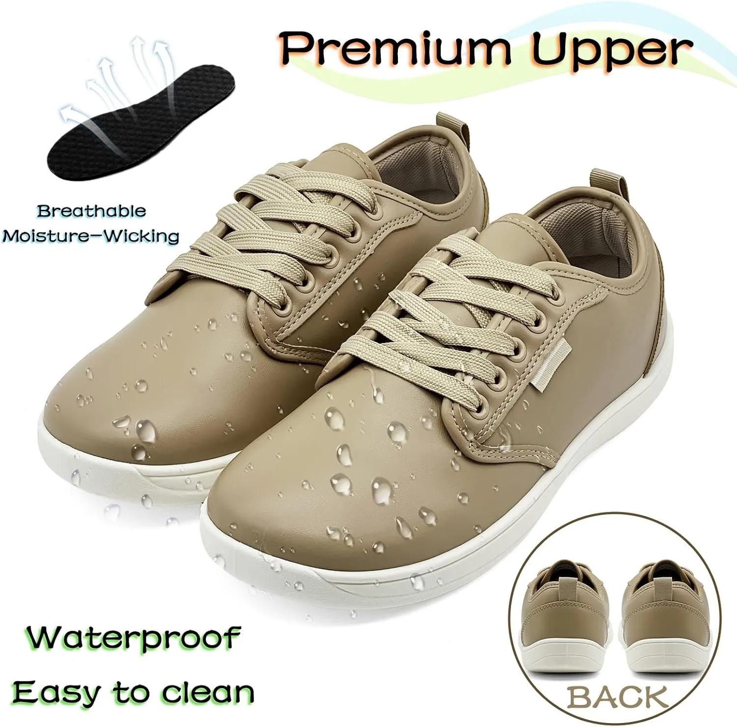 Barefoot Shoes Men Women Zero Drop Minimalist Soft Feel Wide Toe Box Non-Slip Comfortable Walking & Hiking Sneakers