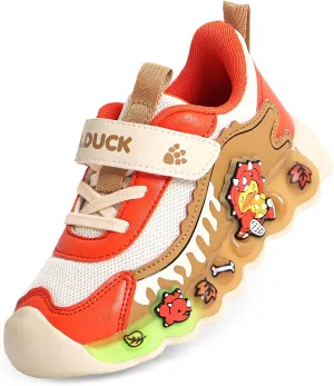 B.Duck Toddler Shoes for Girl and Boy Kids Shoes Toddler Sneakers Girls Shoes [Cute Cartoon Duck] Toddler Running Shoes Toddler Sneakers for Toddler/Little Kid Shoes Size 6-12