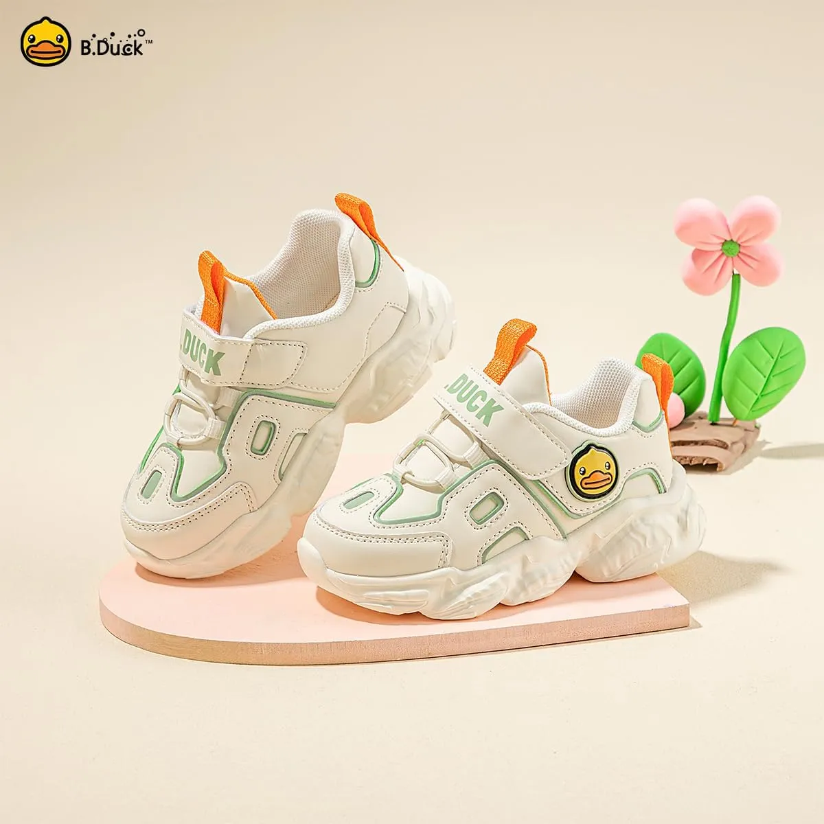 B.Duck Toddler Shoes for Girl and Boy Kids Shoes Toddler Sneakers Girls Shoes Toddler Running Shoes Toddler Sneakers for Toddler/Little Kid (Toddler 8-Big Kid 4)