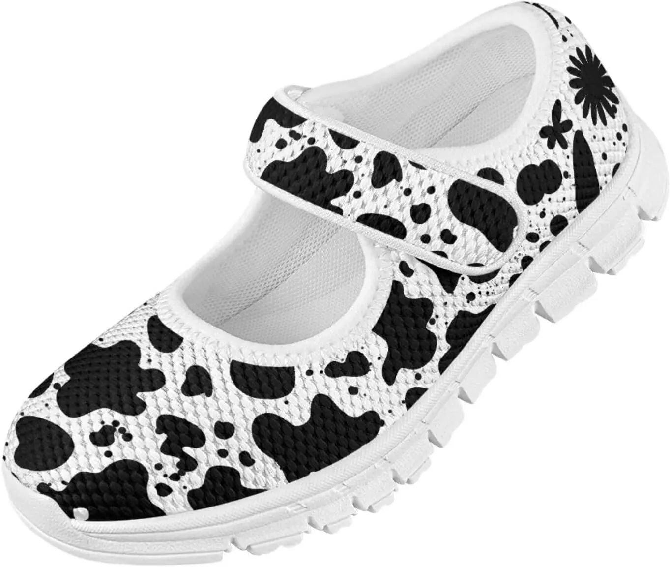 BIGCARJOB Mary Janes Sneakers for Girls Tennis Shoes School Uniform Shoes Kids Flats Walking Shoes
