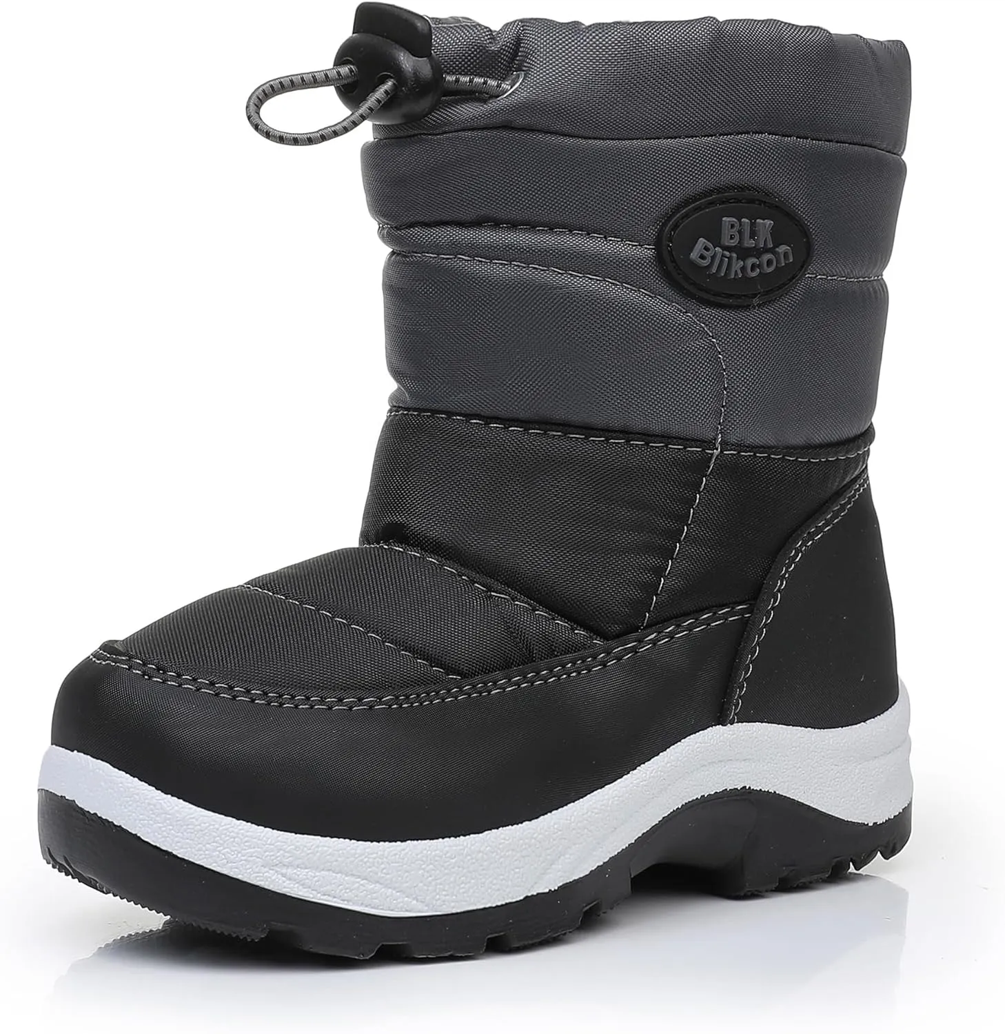 Blikcon Boys Girls Snow Boots Slip Resistant Waterproof Winter Boots (Toddler/Little Kid)