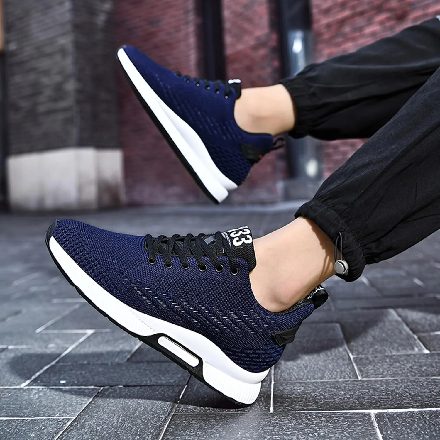 BMINFEE Men's Invisible Height Increasing Elevator Shoes Lightweight Sport Shoes Height-Boosting Breathable Lace up Sneakers 2.4 Inches