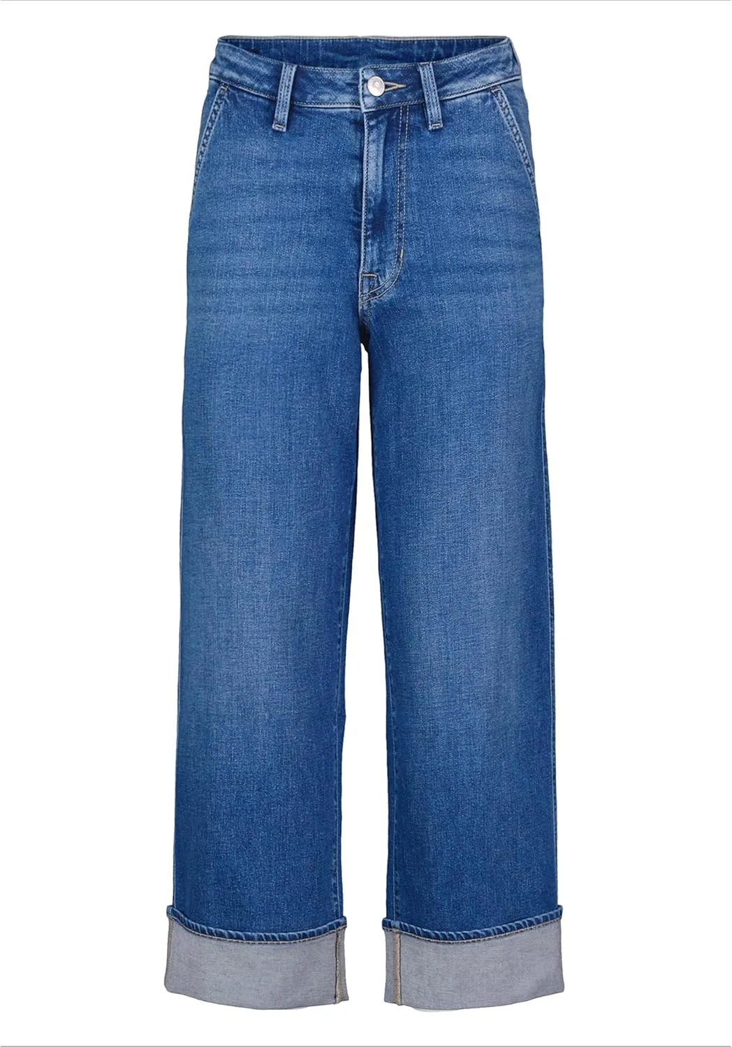 Buffalo David Bitton Women's High Rise Wide Leg Cropped Addisson