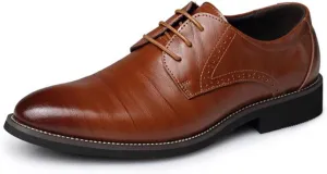 Business Tuxedo Shoes for Men Lace Up Pointed Toe Wedding Oxfords Shoes Fashion Retro Modern Formal Prom Dress Shoes