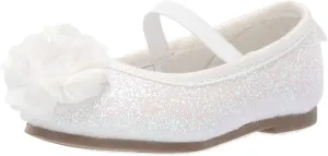 Carter's Unisex-Child Calista Girl's Glitter Flower Ballet Flat