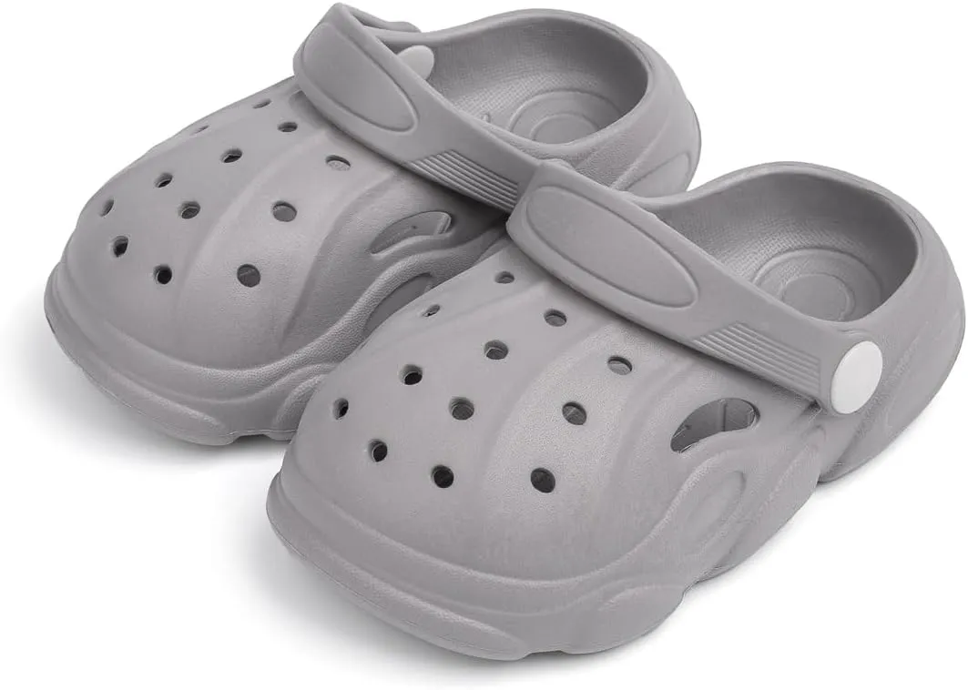 Casazoe Toddler Boys Girls Cute Garden Clogs Kids Slip On Water Shoes EVA Lightweight Summer Slipper Slides Baby Comfort Sandals Children Outdoor Shower Beach Pool Play Shoes