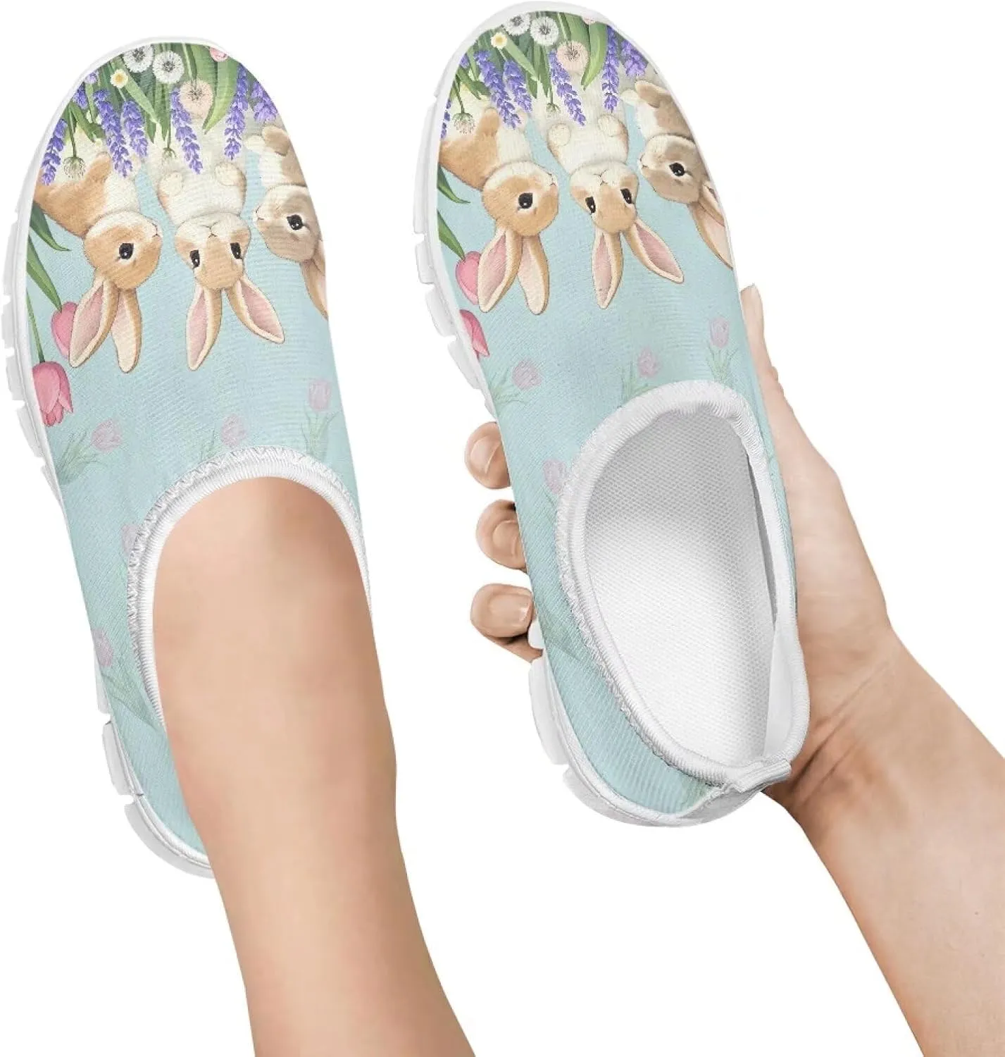 Casual Breathable Mesh Girls Boys Slip On Shoes