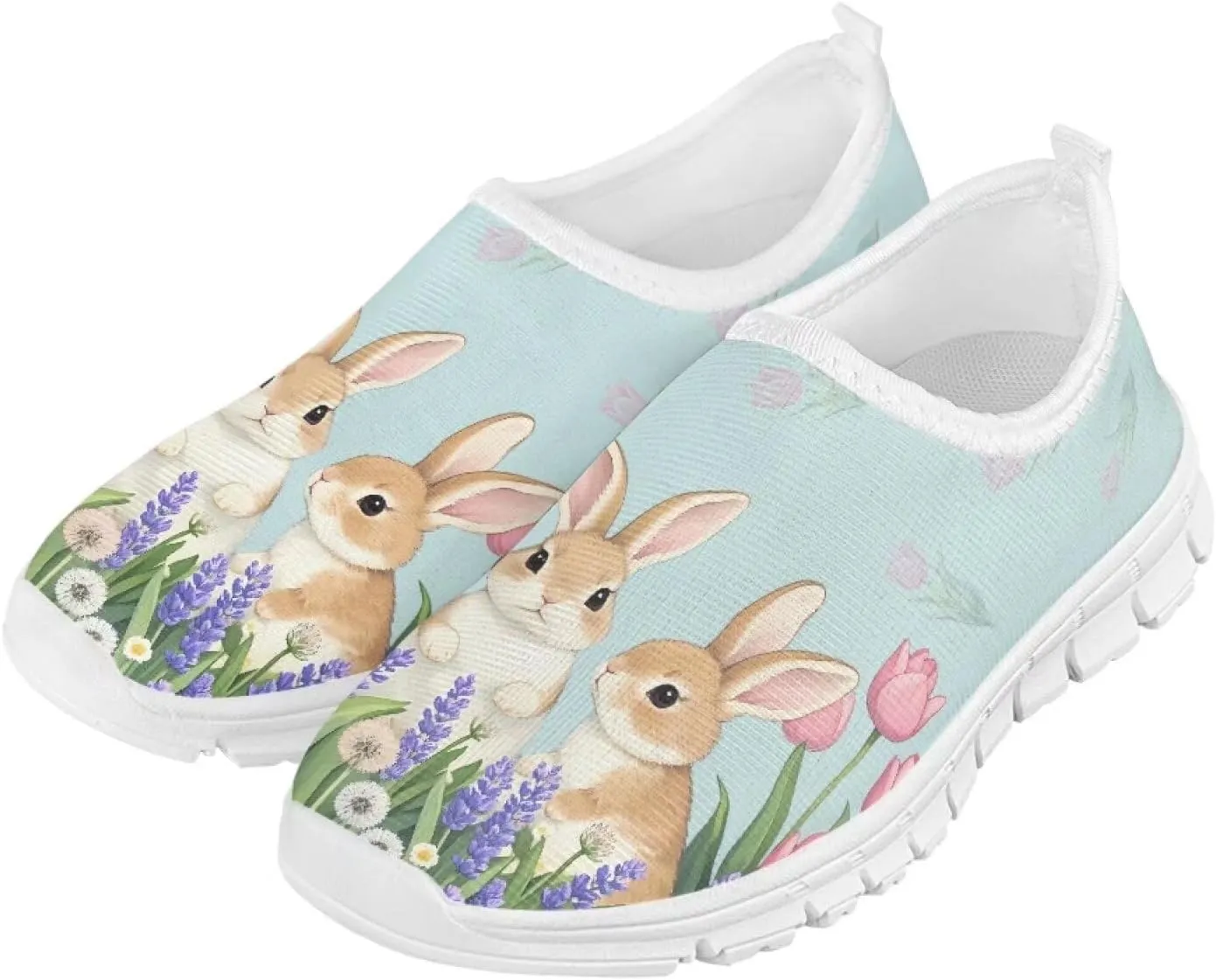 Casual Breathable Mesh Girls Boys Slip On Shoes