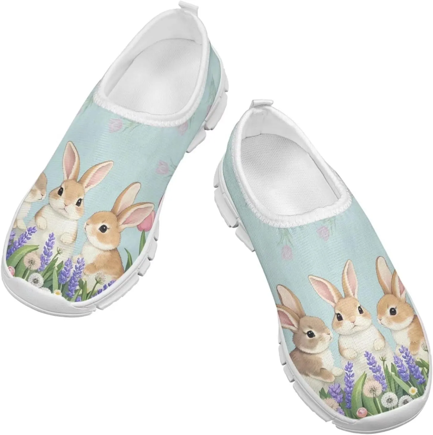 Casual Breathable Mesh Girls Boys Slip On Shoes