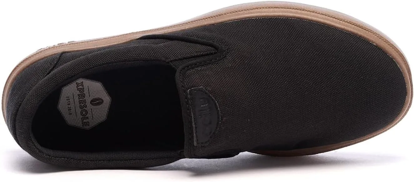 Ccilu XpreSole Cody Women's Slip-On Sneakers, Eco-Friendly, Vegan, Lightweight, Waterproof, High Grip, Comfy, Made from Coffee Grounds