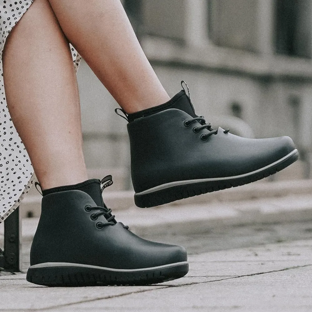 Ccilu XpreSole Panto Women's High-Top Boots, Outdoor Boots, Waterproof, Lightweight, Vegan, High Grip, Made from Sustainable Coffee Grounds
