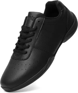 Cheer Shoes for Women White Cheerleading Athletic Dance Shoes Flats Girls Tennis Walking Sneakers
