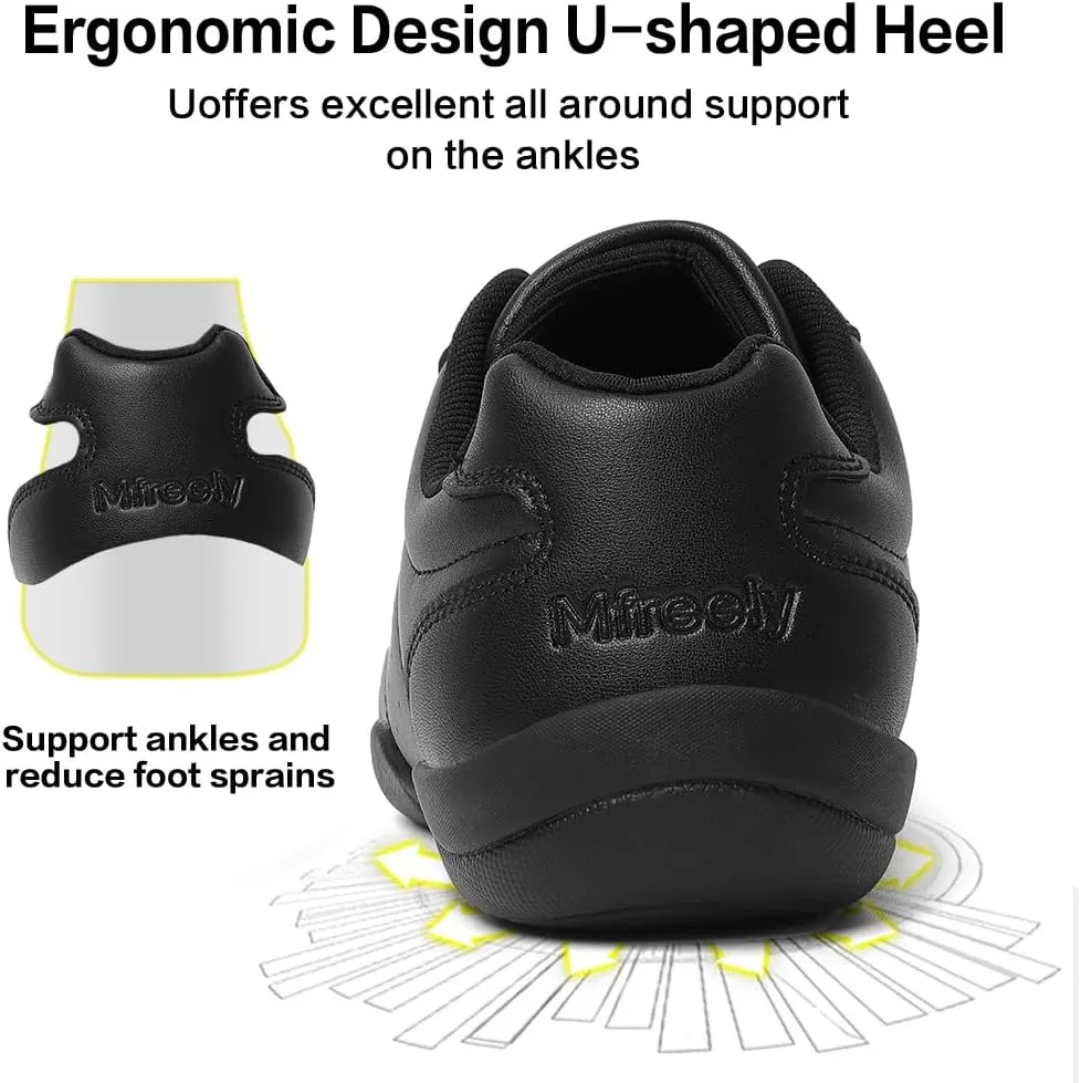 Cheer Shoes for Women White Cheerleading Athletic Dance Shoes Flats Girls Tennis Walking Sneakers