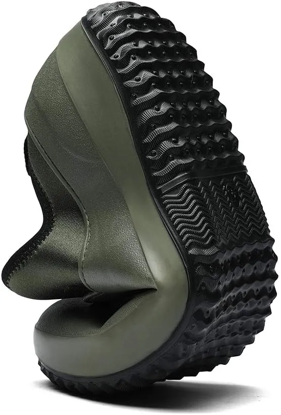 Chef Shoes Kitchen Work Shoes Nurse Shoes Anti-Slip Rain Shoes Outdoor Couple Shoes Waterproof Shoes Mens Gardening Waterproof Rain Boots for People Working in Slippery Working Environments