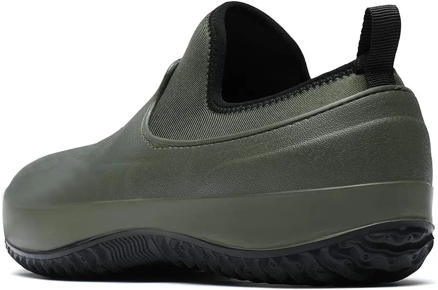 Chef Shoes Kitchen Work Shoes Nurse Shoes Anti-Slip Rain Shoes Outdoor Couple Shoes Waterproof Shoes Mens Gardening Waterproof Rain Boots for People Working in Slippery Working Environments