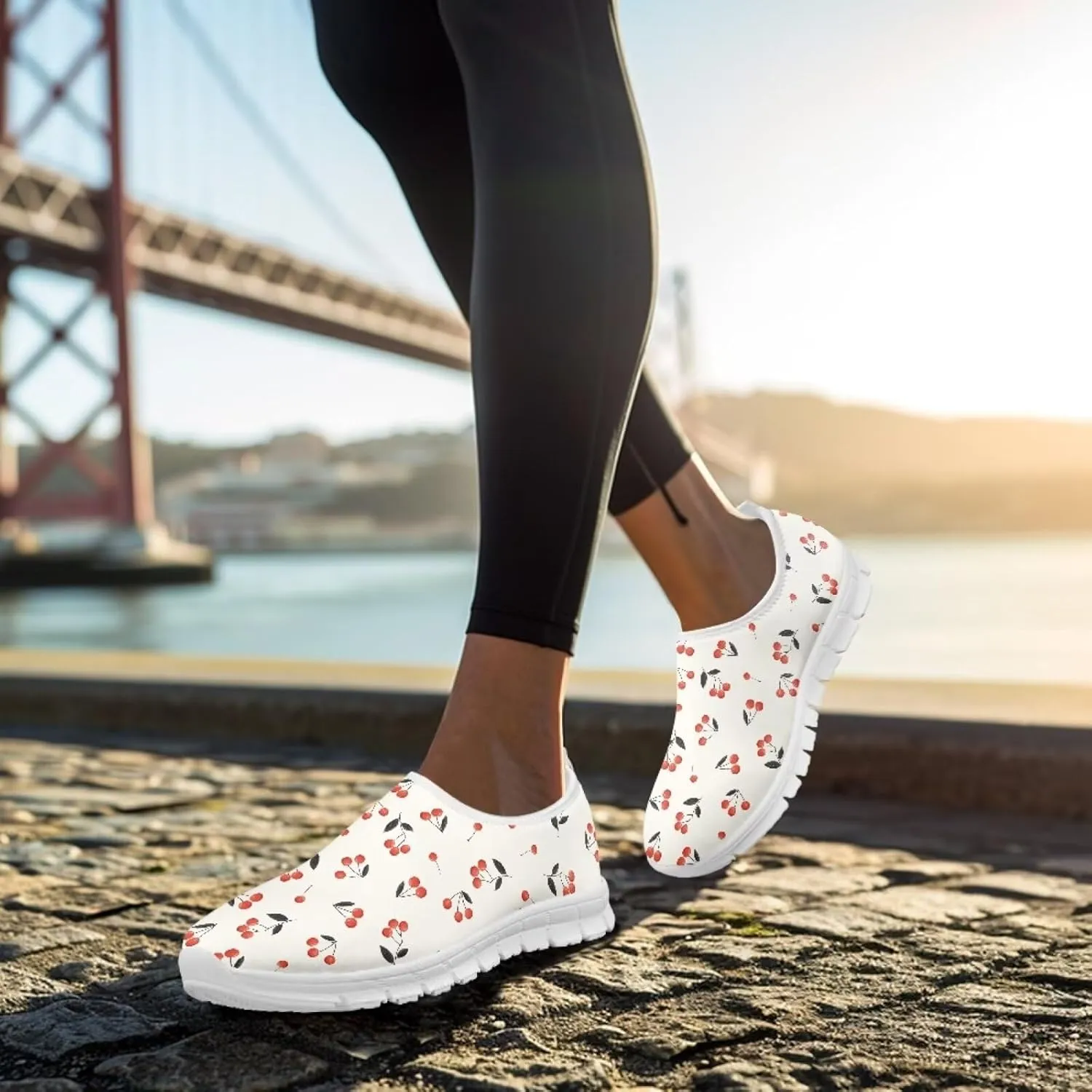 Coloranimal Flats for Women Walking Shoes Casual Flats Comfortable Womens Travel Shoes Loafers with Anti Skid Sole Fashion Womens Footwear