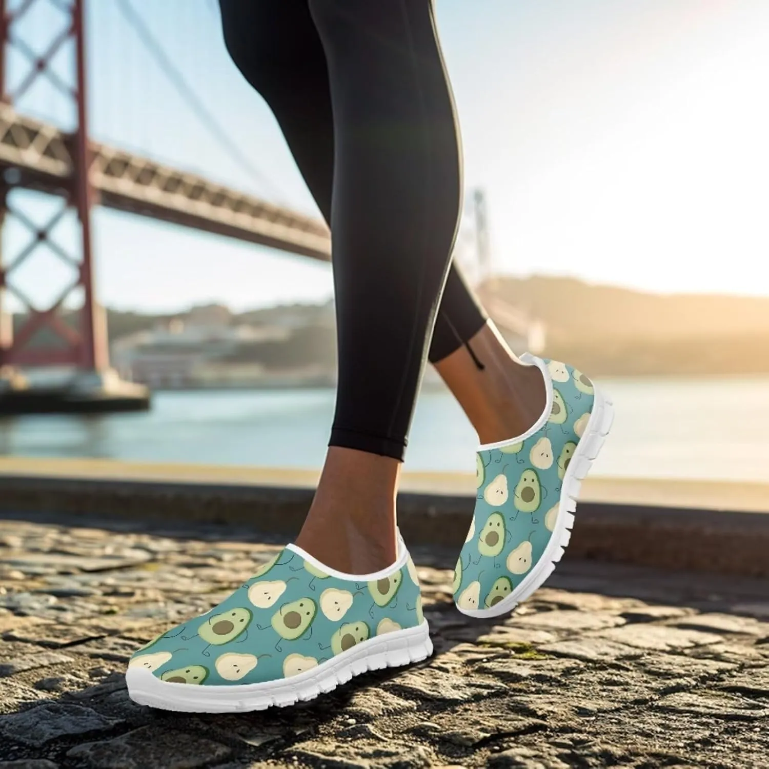 Coloranimal Flats for Women Walking Shoes Casual Flats Comfortable Womens Travel Shoes Loafers with Anti Skid Sole Fashion Womens Footwear