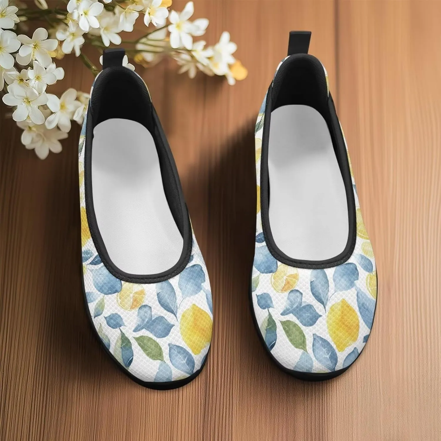Coloranimal Womens Flats Loafers Slip On Shoes Travel Shoes Fashion Walking Running Shoes Outdoor Lightweight Womens Mesh Flats