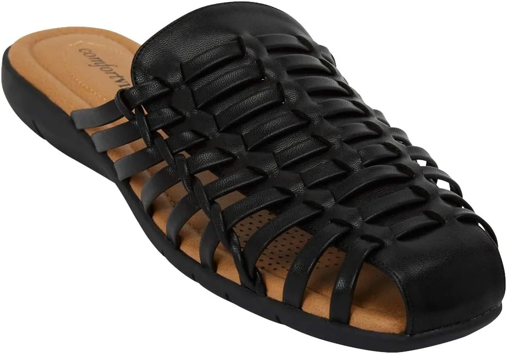 Comfortview Women's Plus Size The Wendy Mule