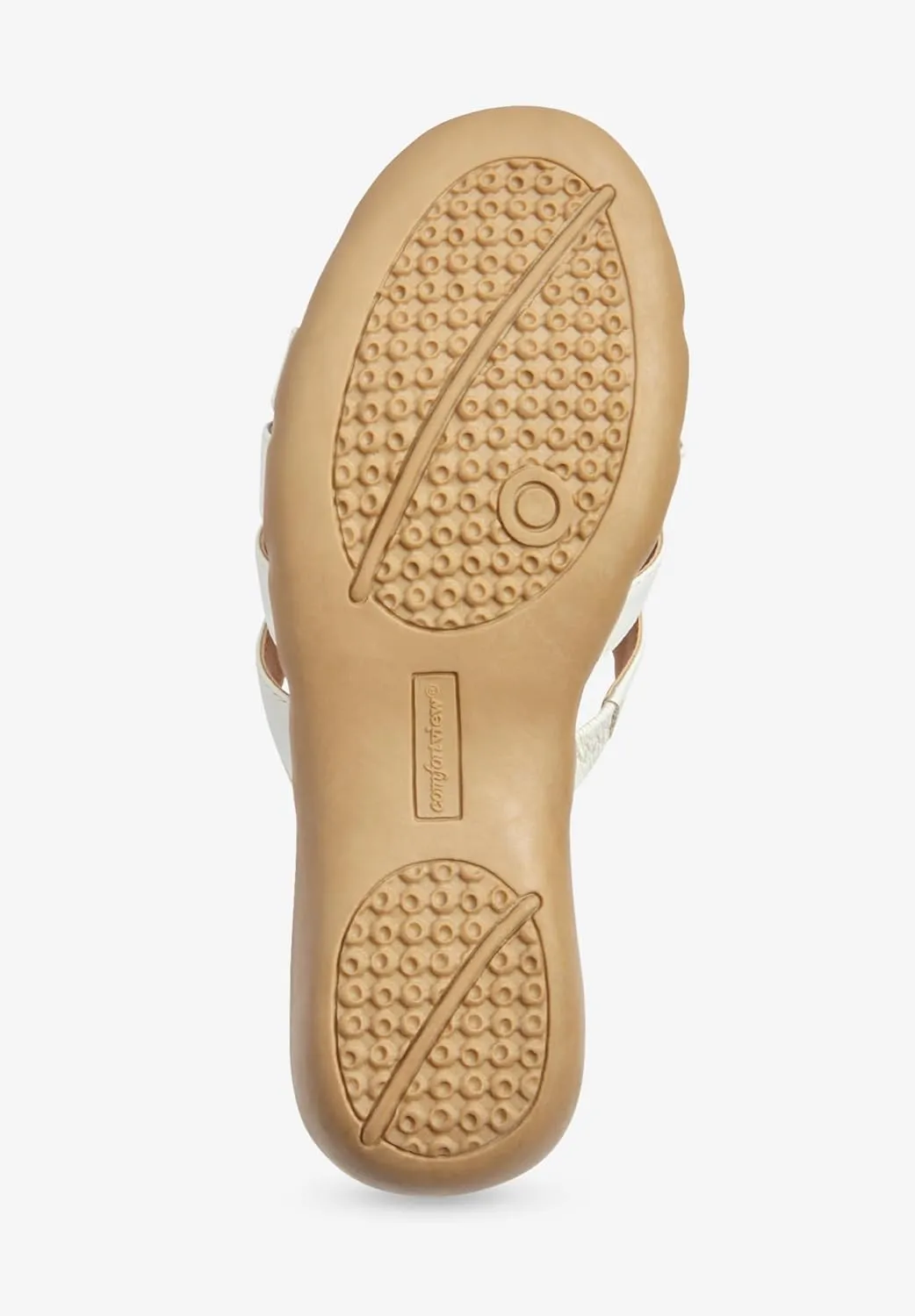 Comfortview Women's Wide Width The Abigail Sandal