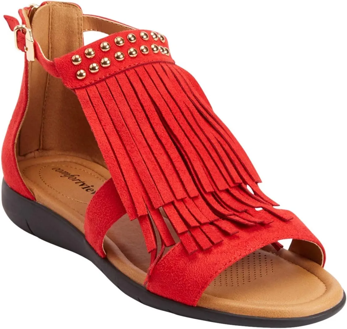 Comfortview Women's Wide Width The Carmella Sandal