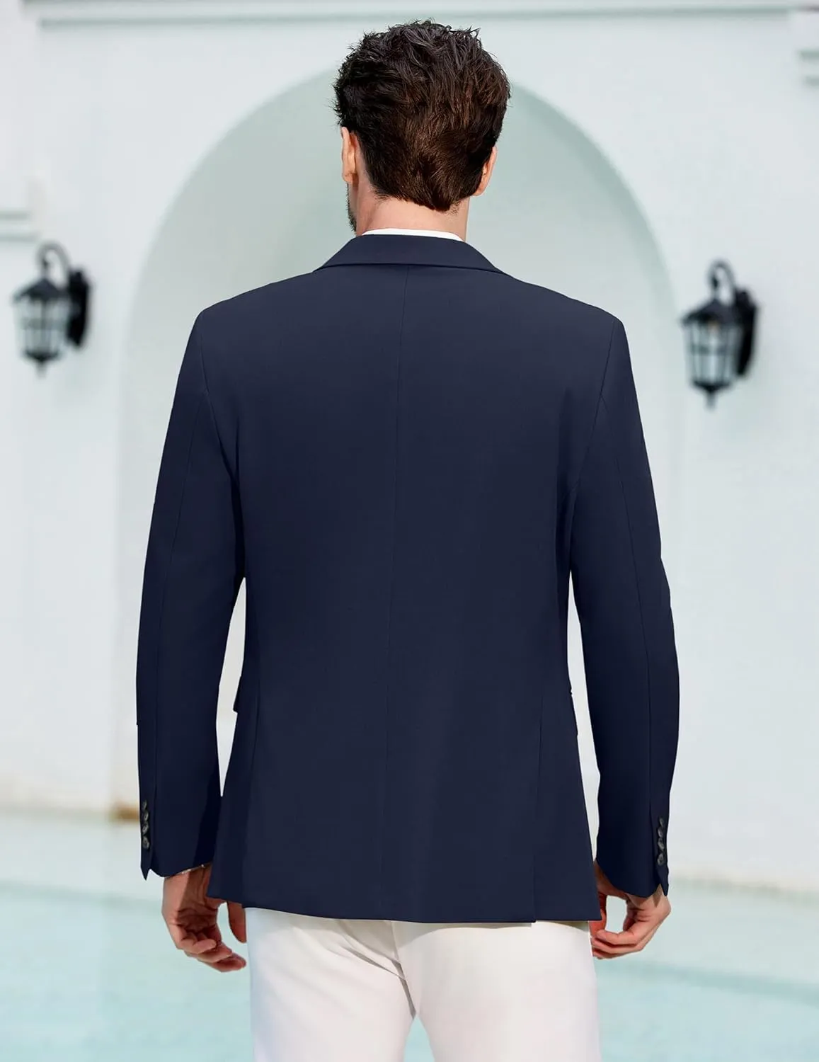 COOFANDY Men's Casual Blazer Regular Fit Lightweight Sport Coats One Button Suit Jacket Dress Blazer Jackets