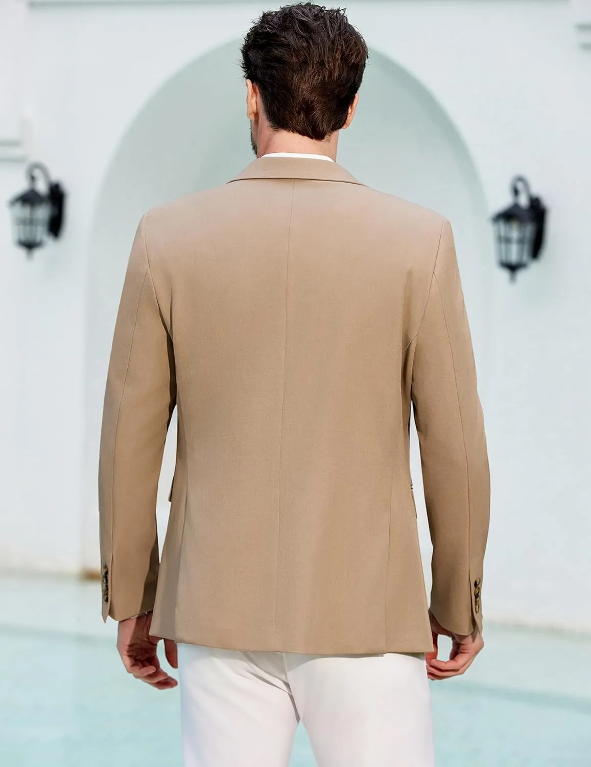 COOFANDY Men's Casual Blazer Regular Fit Lightweight Sport Coats One Button Suit Jacket Dress Blazer Jackets