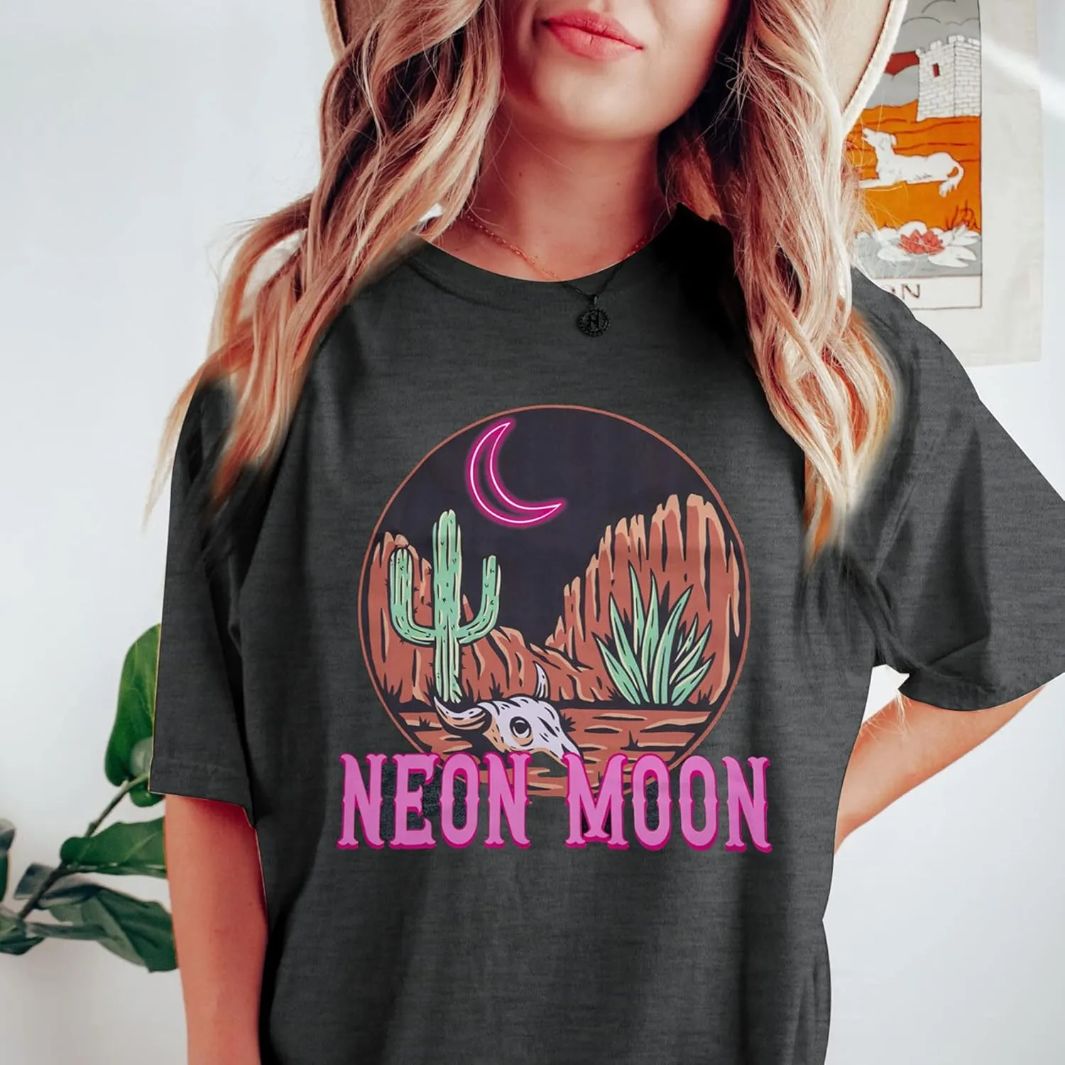 Cowgirl Oversized Tshirts Women Western Cowboy Shirt Retro Country Music Tee Casual Short Sleeve Loose Tops