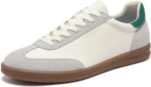 CUNESE Fashion Sneakers Lace Up Leather Platform Sneakers Comfortable Skate Shoes Walking for Kids Mens Women