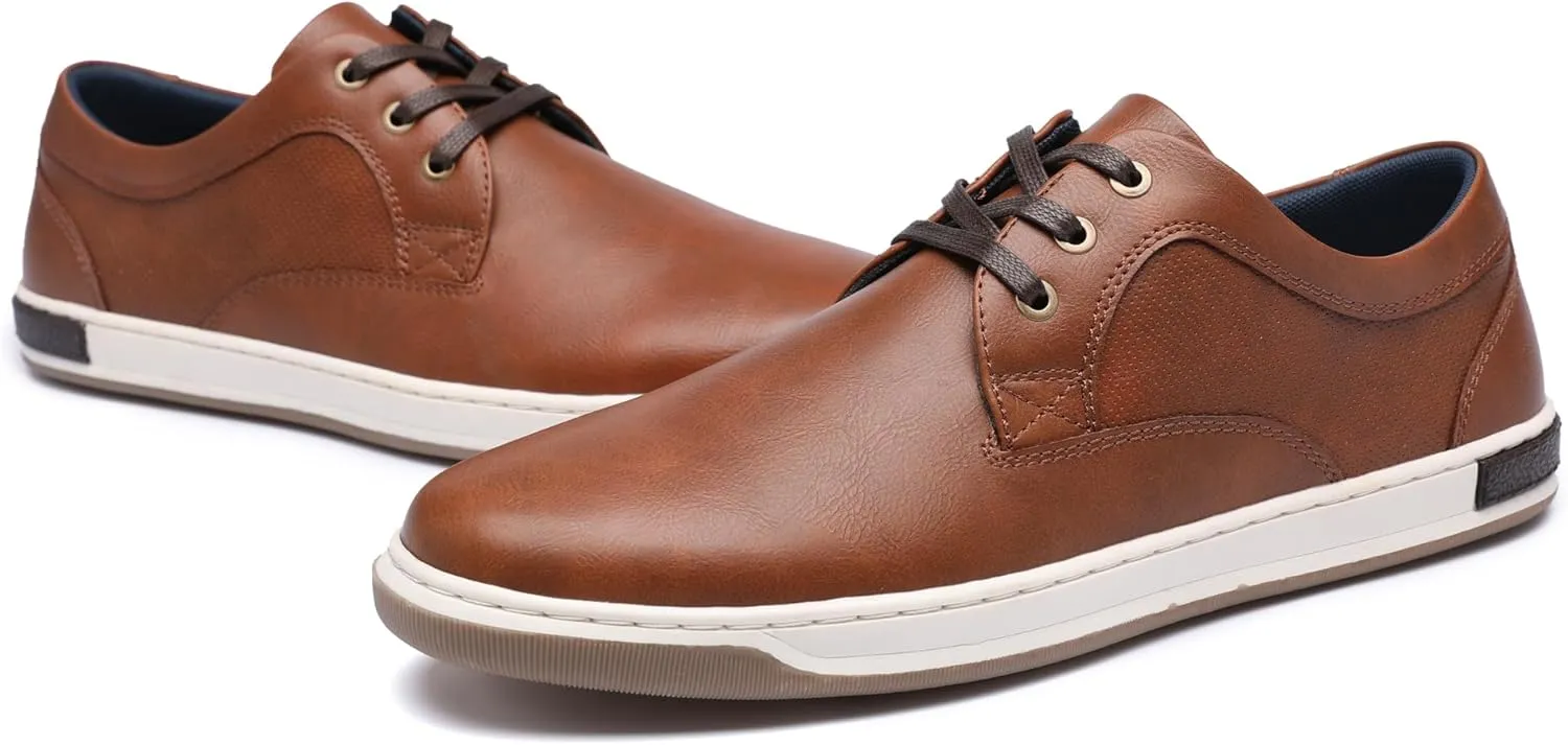 DECARSDZ Men's Fashion Sneakers Dress Sneaker Oxford Casual Shoes for Men