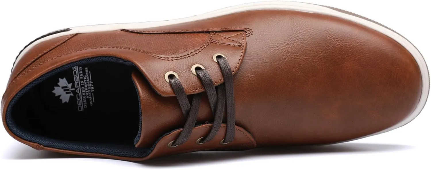 DECARSDZ Men's Fashion Sneakers Dress Sneaker Oxford Casual Shoes for Men