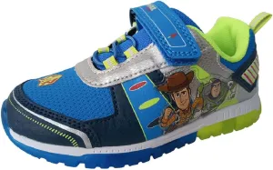 Disney Boy's Toy Story Woody Buzz Lightyear Light Up Sneakers