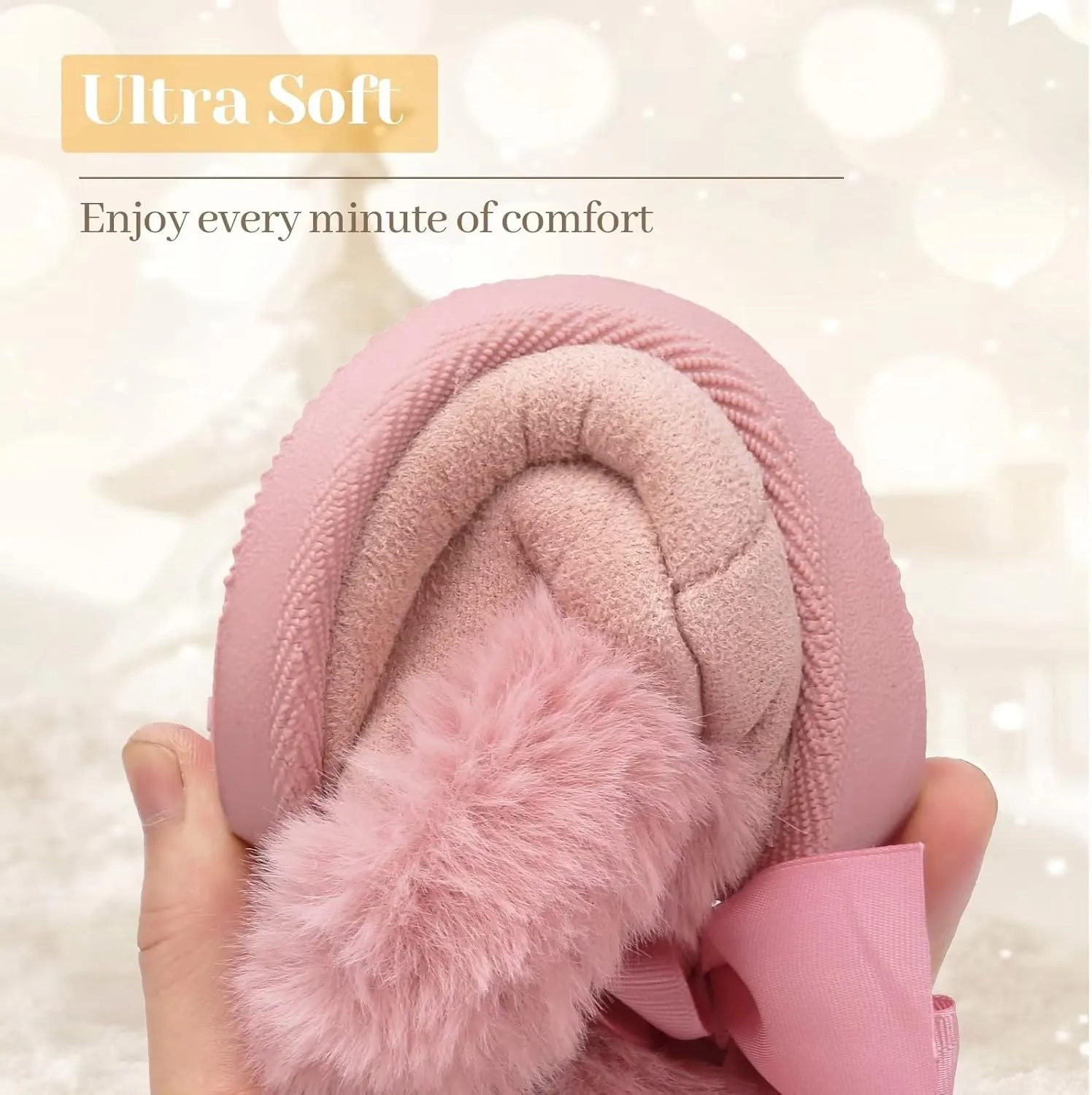 FANTURE Toddler Snow Boots for Girls Boys Winter Warm Fur Lined Kids Non Slip Outdoor Shoes (Toddler/Little Kid)