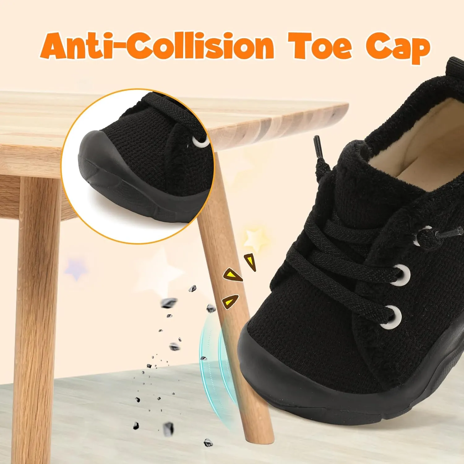 FEETCITY Wide Boys & Girls Winter Shoes - Barefoot & Walking Shoes, Slip On, Tennis Design