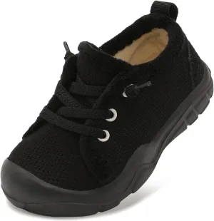FEETCITY Wide Boys & Girls Winter Shoes - Barefoot & Walking Shoes, Slip On, Tennis Design